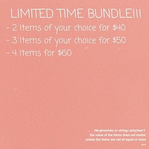 ITEM BUNDLE !! LIMITED TIME